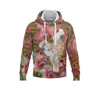 keepmore USA Grand-duc Perroquet Paon Imprimé en 3D Sweats à Capuche Femmes/Hommes Sweats à Capuche Streetwear avec Poche