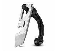 KEEPO LINK Pied de biche avec décapsuleur, règle t tournevis, OLT09 | 6-en-1 Multitool Titane Porte-clés, Pied de biche poche, Ultraléger EDC, Quotidien & Outdoor