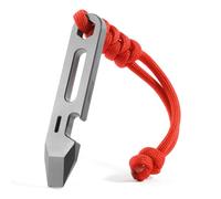KEEPO LINK Pry Bar EDC Titane avec Décapsuleur, Clé Plate & Règle, OLT03 | Multitool 4-en-1, Pry Bar Porte-clés, Outil de Poche Ultraléger pour le port quotidien & Outdoor