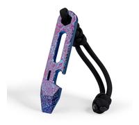 KEEPO LINK Pry Bar EDC Titane avec Décapsuleur, Clé Plate & Règle, OLT03 | Multitool 4-en-1, Pry Bar Porte-clés, Outil de Poche Ultraléger pour le port quotidien & Outdoor