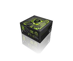 KeepOut fx800b 800 W ATX Noir, Vert Lecteur de Bloc d'alimentation (800 W, 230 V, 50 - 60 Hz, Actif, 150 W, 744 W)