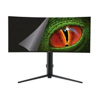KeepOut XGM34UW LED display 86,4 cm (34 ) 3440 x 1440 pixels UltraWide Quad HD Noir, Rouge