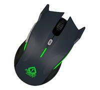 Keep Out XPOSEDION - Souris - droitiers et gauchers - optique - 6 boutons - filaire - USB - gris, vert G