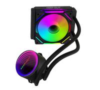 KeepOut XWC-120 système de refroidissement d'ordinateur Boitier PC Refroidisseur de liquide tout-en-un 12 cm Noir