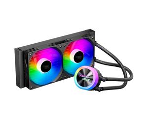 KeepOut XWC-240 système de refroidissement d'ordinateur Boitier PC Refroidisseur de liquide tout-en-un 12 cm Noir