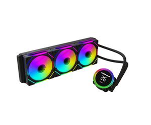 KeepOut XWC-360 PRO système de refroidissement d'ordinateur Processeur Kit de refroidissement du liquide 12 cm Noir