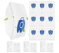 KEEPOW 10 Sacs d'Aspirateur pour Miele GN 3D, Sac Aspirateur pour Complete C3 C2 Classic C1, S2 S4 S5 S6 S8 Série (10 Sacs à Poussière avec 3 Jeux de Filtres)