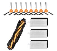 KEEPOW 12 Rechange pour Ecovacs Deebot N79S N79 / Conga Excellence 990 | Brosse Principale, Hepa Filtre, 8 Balais Latéraux, pour Robovac 11 Cecotec Conga Excellence 990, Durable, Installation Facile