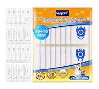 KEEPOW 16 Sacs Aspirateur pour Miele Complete C3 C2 Classic C1, S2 S4 S5 S6 S8 Série, Sacs d'Aspirateur GN 3D (16 Sacs à Poussière avec 8 Jeux de Filtres)