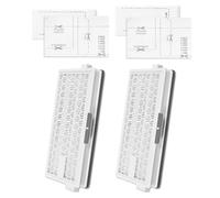 KEEPOW 2 Filtres HEPA + 2 Filtres Moteur pour Miele Complete C3/C2, Compact C1/C2, S8340, Pièce Détachée Aspirateur pour Miele Hepa Airclean SF-HA 50, Filtration De La Poussière et Des Allergènes