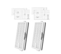 KEEPOW 2 Filtres HEPA + 2 Filtres Moteur pour Miele Complete C3/C2 | pour Compact C1/C2, S8340, Pièce Détachée Aspirateur, Hepa Airclean SF-HA 50, Filtration De La Poussière et Des Allergènes