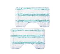 KEEPOW 2 Housses pour Leifheit Bath Cleaner Micro Duo Telescope | Réutilisable, Microfibre, Poils Spéciaux, Absorbant, Lavable, Facile Montage, 2 Pièces