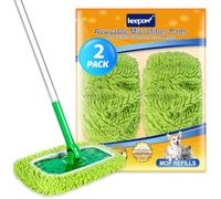KEEPOW 2 Recharges pour Swiffer Lingettes Humides - lavables, réutilisables