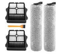 KEEPOW 5 Accessoires pour Tineco IFloor 3 Breeze Plus/Floor One S3-2 Filtres HEPA et 2 Rouleaux Brosse + 1 Brosse de nettoyage - Lot de 5