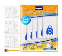 KEEPOW 5 Sacs Hoover pour Complete C3 C2 C1, Classic C1, S2 S5 S8 Series, GN 3D Efficiency Dust Bags, with 3 Filter Sets, 1Cleaning Brush