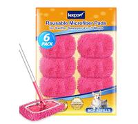 KEEPOW 6 Chiffons Réutilisables Compatibles avec Swiffer Sweeper Mop