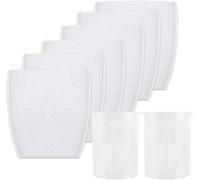 KEEPOW 6 pré-filtres + 2 pré-filtres pour aspirateur Makita CL100 / 106/180 DCL180 - Accessoires d'aspirateur - Préfiltre partie 451208-3, filtre partie 443060-3