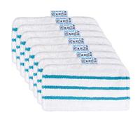 KEEPOW 8 Lingettes Microfibres pour Black and Decker Steam Mop FSMP20, FSM1630, FSM1616, FSMH13E5, FSM1321, FSM1605, FSMH13151SM, Chiffon Microfibre Recharge