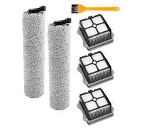 KEEPOW Kit d'Accessoires pour Tineco Floor One S3 / iFLOOR3 - 3 Filtres HEPA + 2 Rouleaux de Brosse + 1 Brosse de Nettoyage, Pièces de Rechange pour Aspirateur Laveur Sec et Humide pour Tineco
