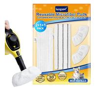 KEEPOW Kit de chiffons microfibre pour nettoyeur vapeur Kärcher EasyFix SC 1