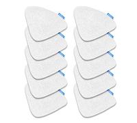 KEEPOW Lot de 10 Pièces de Rechange pour Vileda Steam Plus Balai à Vapeur | Lavable en Machine, Ajustement Parfait, Compatible avec Vileda Balai Serpillère, Réutilisable, Durable