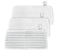 KEEPOW Lot de 3 housses de rechange pour nettoyeur vapeur Vileda Steam PLUS XXL - Lavables - En microfibre pour nettoyeur vapeur Vileda Steam XXL (2 blanches + 1 gris)