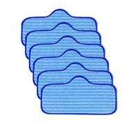 KEEPOW Lot de 6 Chiffons en Microfibre pour Nettoyeur Vapeur - Lingettes Réutilisables Ultra-Absorbantes pour Sols et Surfaces