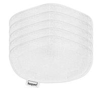 KEEPOW PAEU0332 Lot de 5 chiffons lavables pour Vaporetto, blanc
