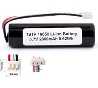 Keeppower 1S1P 18650 2600mAh Li-Ion rechargeable avec protection BMS 18650 26J Câble et connecteur