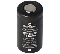 Keeppower IMR18350 - Batterie Li-Ion 750mAh, 3,7V (8A)