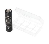 Keeppower IMR18650 Plus 2600mAh 3,6V - 3,7V Batterie Li-Ion (US18650VTC5A) min. 2500mAh typ. 2600MAh maximum 35A courant délivré (Flat Top) boîte de protection de la batterie incluse
