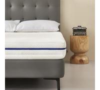 keepsweets Matelas en mousse froide 7 zones, 90 x 200 cm, degré de dureté H3, matelas enroulable en mousse double face de 16 cm, housse respirante lavable, différentes tailles