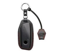 KEEPXYZ Étui pour clé télécommande BMW 2023 2024 2025 New 7 Series 740i 760i X1 X7 XM IX I7 2024 2025 X5 X6, fait à la main avec porte-clés et lanière pour télécommande intelligente BMW 4 boutons