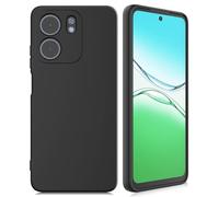 Keero Coque pour Oppo A5X 4G/5G,Cover de Téléphone Antichoc, Antidérapante et Résistante aux Rayures, Protection Anti-Traces de Doigts et Anti-Collision, Case en Silicone - Noir