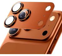 Keero Protection Caméra pour iPhone 17 Pro Max,1 pièces Caméra Arrière Protecteur Film Protecteur Pour Lentilles en Alliage HD-Clear Anti-Poussière Ultra Résistant -Orange