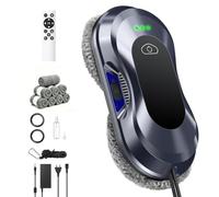 Keero Robot Lave Vitres Dernière Version Améliorée, Puissance d'Aspiration 6000 Pa Double Buse, 3 Modes de Nettoyage, Planification de Trajet pour Entretien des Vitres