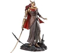 KEERSONG Collection Valkyrie Déesse De La Pourriture Écarlate 24 Cm | Guerrier Dynamique Brandissant Une Lame avec Un Casque Ailé | Modèle Inspiré du Jeu Fantastique en PVC De Qualité Supérieure