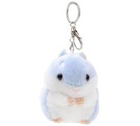 Keeschains De Hamster - Mignon En Peluche Hamster Clés De Cale De Cale De Bague, Accessoire De Sac En Peluche Animal | Clip De Support De Clé De Moelleux, Ornement De Jouets Souples Pour Sac À