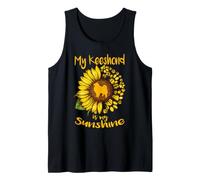 Keeshond Dog est Mon Amoureux des Chiots Sunshine Sunflower Débardeur