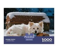 KeeshondPuzzle 1000 Pièces Chien Contes Magiques, Adultes/Enfants, Jeu Éducatif, Jouet 1000 Pièces, Peinture Art 70x50cm/1000pcs