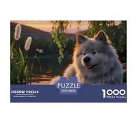 KeeshondPuzzle 1000 Pièces Chien Style Pin-up Coloré, Puzzle Qualité Supérieure, Illustration Originale, Détente 38x26cm/1000pcs