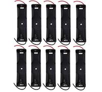 KEESIN Batterie 3.7 V 18650 Support de Batterie boîtier en Plastique boîte de Rangement avec Wire Leads et Fixation Serre-câbles((1 Gouttes × 10 pièces))