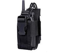 KEESIN Étui de Rangement en Nylon Sac avec Porte Poche Réglable pour 2 Voies Radio Étui pour Talkie Walkie(1 Paquet)