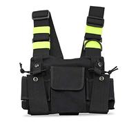 KEESIN Sacs de Harnais de Poche de Poche de Talkie-walkie de Radio emballent Le Sac à Dos Holster Radios bidirectionnelles Mallette de Transport Accessoire Titulaire (Vert)