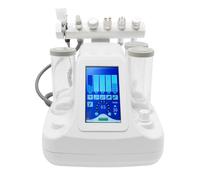 KEESUNG Appareil Aquafacial Hydrafacial, Appareil de Microdermabrasion, 6 en 1, Hydrogène, Oxygène, Machine de Beauté, Outils de Beauté Professionnels pour Nettoyage et Soin