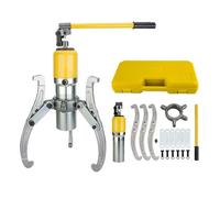 KEESUNG Extracteur hydraulique 20T, extracteur de moyeu de roue hydraulique à 3 mâchoires, avec tête de pompe, extracteur de roue polaire, convient pour tirer des moyeux, des brides, des engrenages et