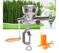 KEESUNG Presse-agrumes manuel en acier inoxydable, Extracteur de jus pour fruits et légumes - Pour herbe de blé, céleri, chou frisé, épinards, persil, grenade