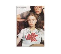 keev Poster sur toile « 10 Things I Hate About You » - Décoration murale pour chambre à coucher - 50 x 75 cm - Style sans cadre