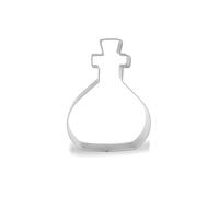 Keewah Emporte-pièce en forme de bouteille de potion d'Halloween, 11,4 cm, acier inoxydable