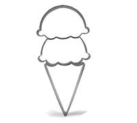 Keewah Lot de 3 emporte-pièces empilables en acier inoxydable